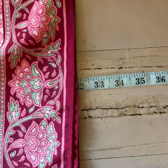 SAG HARBOR PAISLEY FLORAL LONG WRAP SKIRT 10P-EUC - Picture 6 of 10